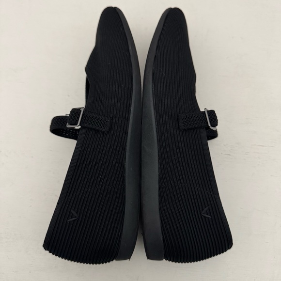 Vivaia Margot Square Toe Mary Jane Black Comfort Flat Shoes Size 43 - Picture 4 of 14
